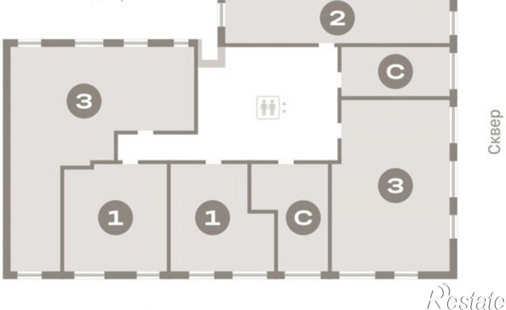 2-комн квартира в новом доме Пролетарская улица, 40,  д. 40