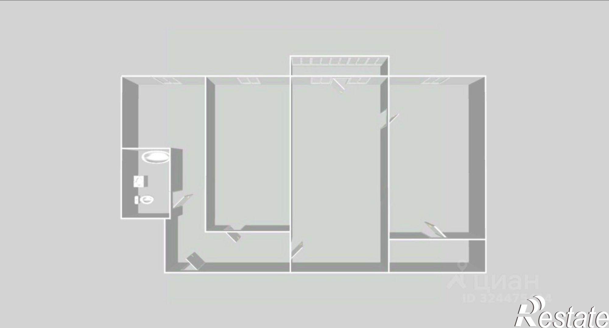 Купить квартиру за 4 999 000 рублей на Пролетарская улица, 44