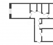 3-комн, 78кв м, этаж 2/4 Пролетарская улица, 61