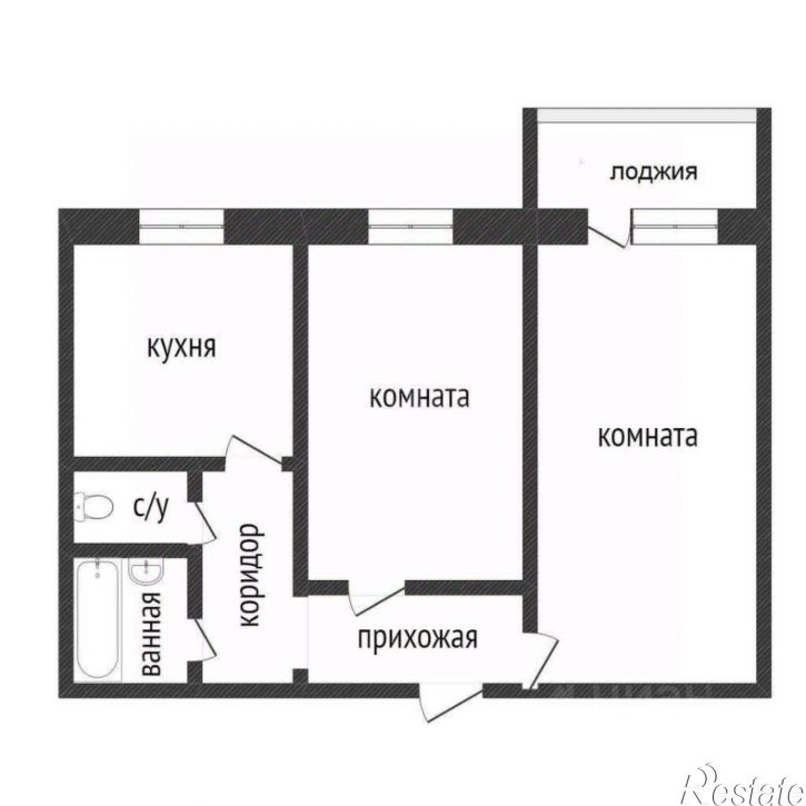 2-комн квартира городской округ Курган