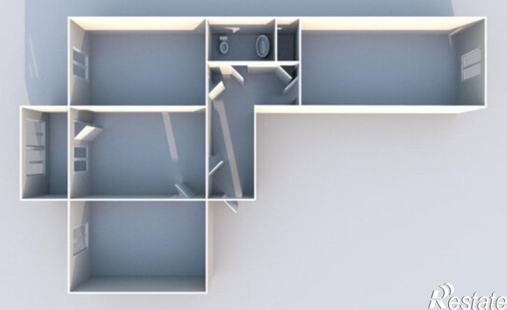 3-комн квартира улица Федота Елисеева, 10,  д. 10