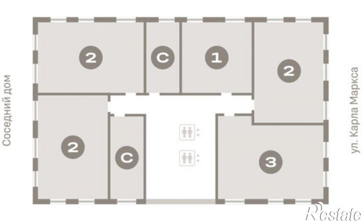 2-комн квартира в новом доме ул Пролетарская, 40а,  д. 40а
