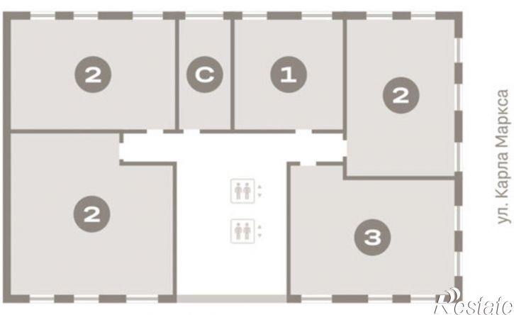 2-комн квартира в новом доме Пролетарская улица, 40,  д. 40