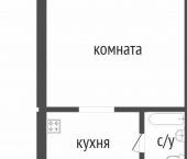 1-комн, 33кв м, этаж 5/5 ул Пролетарская, 48