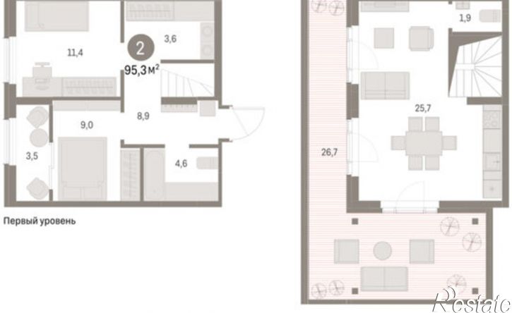 2-комн квартира в новом доме Пролетарская улица, 40,  д. 40