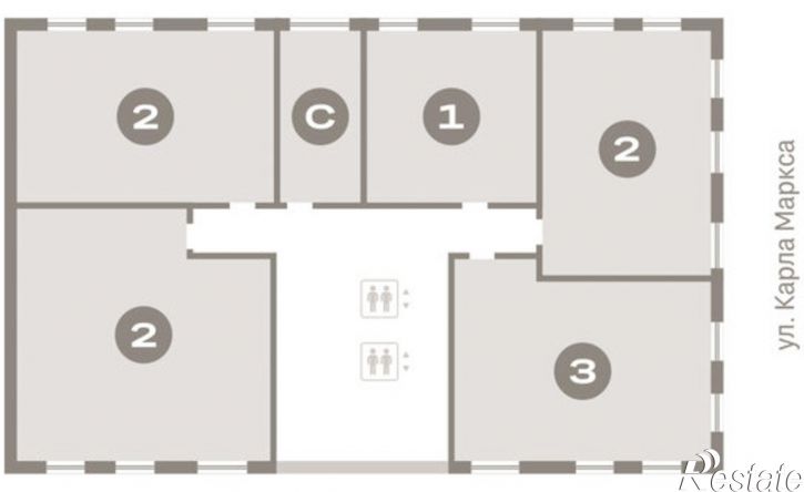 2-комн квартира в новом доме Пролетарская улица, 40,  д. 40