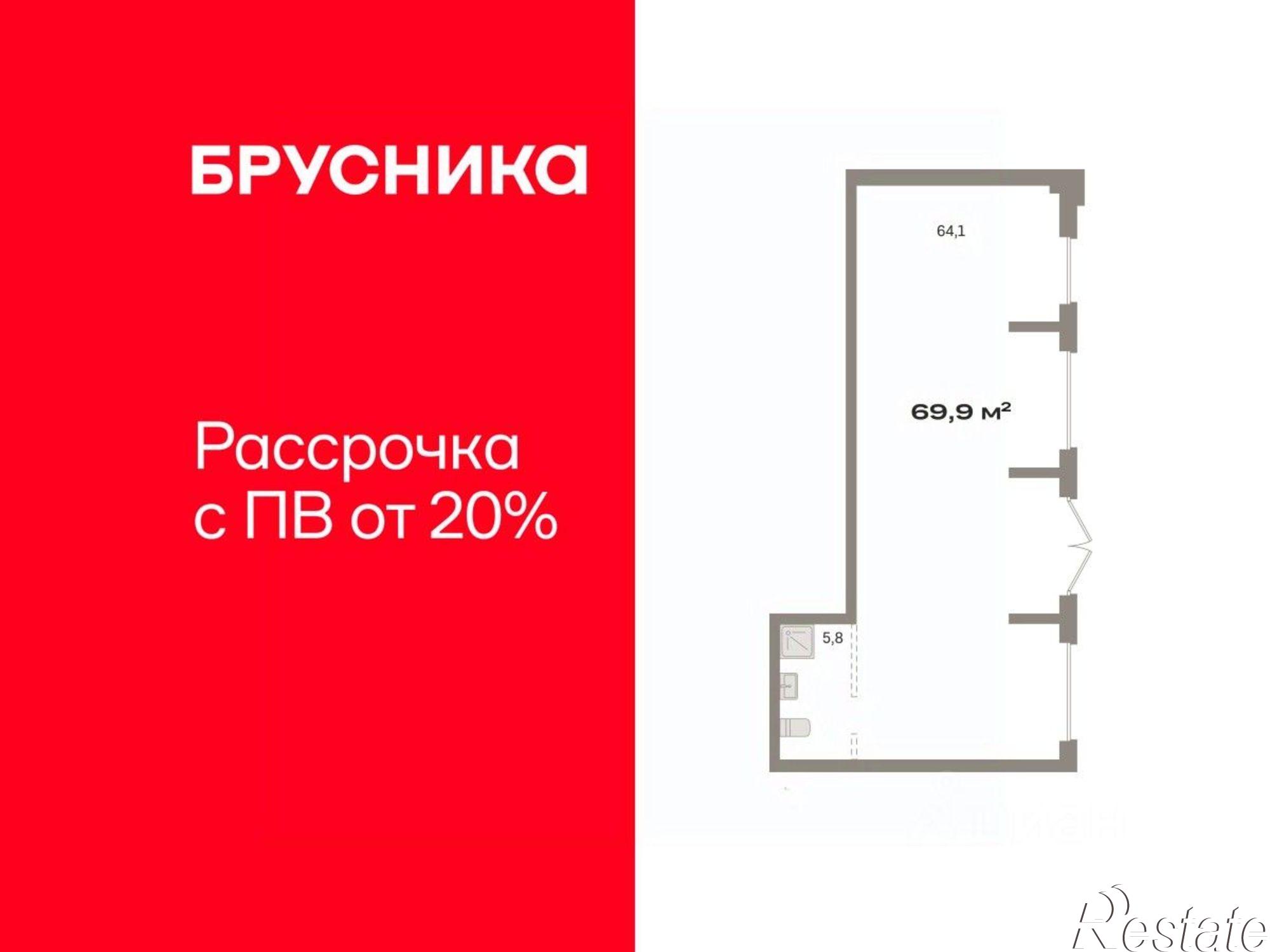 Купить торговое помещение за 18 311 200 рублей на Пролетарская улица, 40