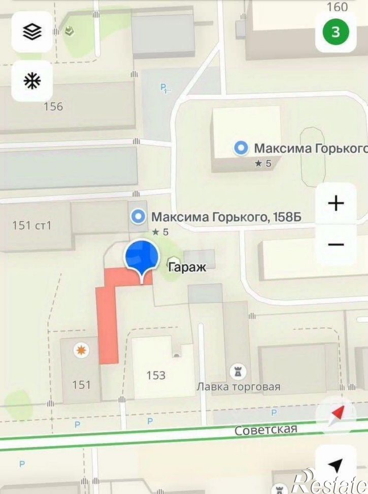 Гараж/парковка ул М.Горького, 158,  д. 158