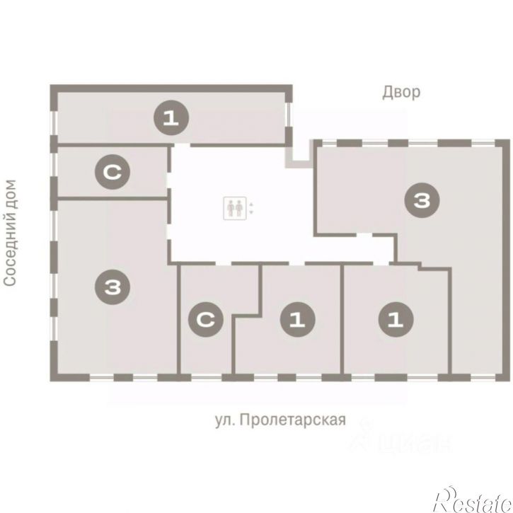 1-комн квартира в новом доме ул Пролетарская, 40а,  д. 40а
