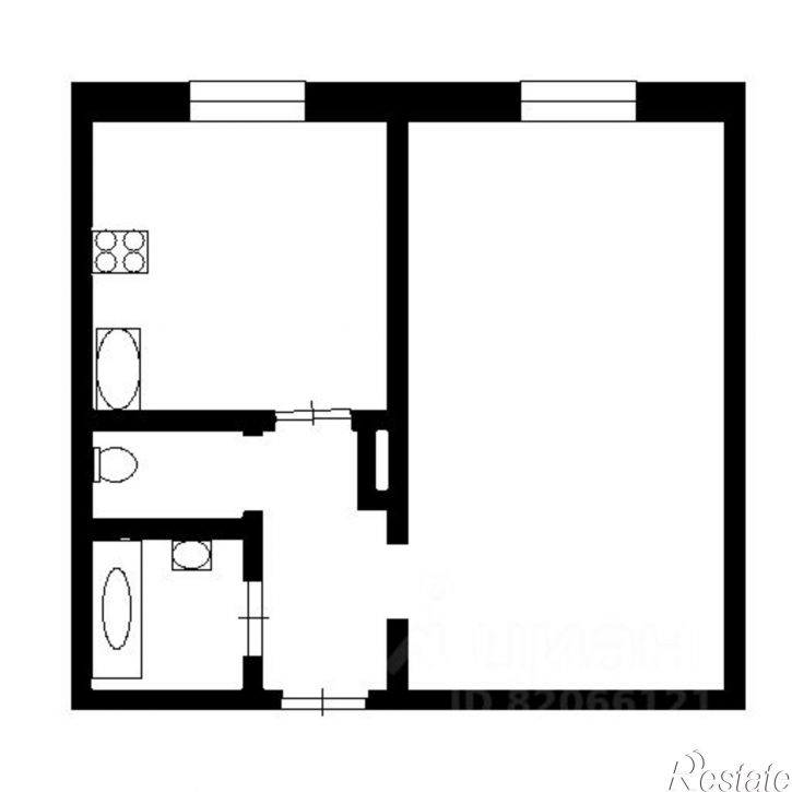 1-комн квартира Курган г., Заозерный, 6-й мкр., д.21