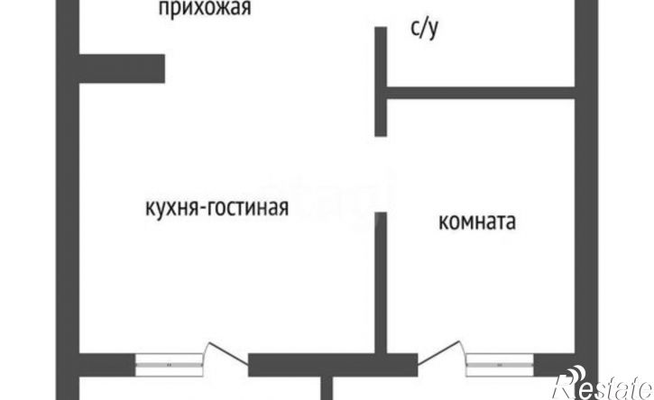 1-комн квартира жилой район Заозёрный, 5-й микрорайон, 35А