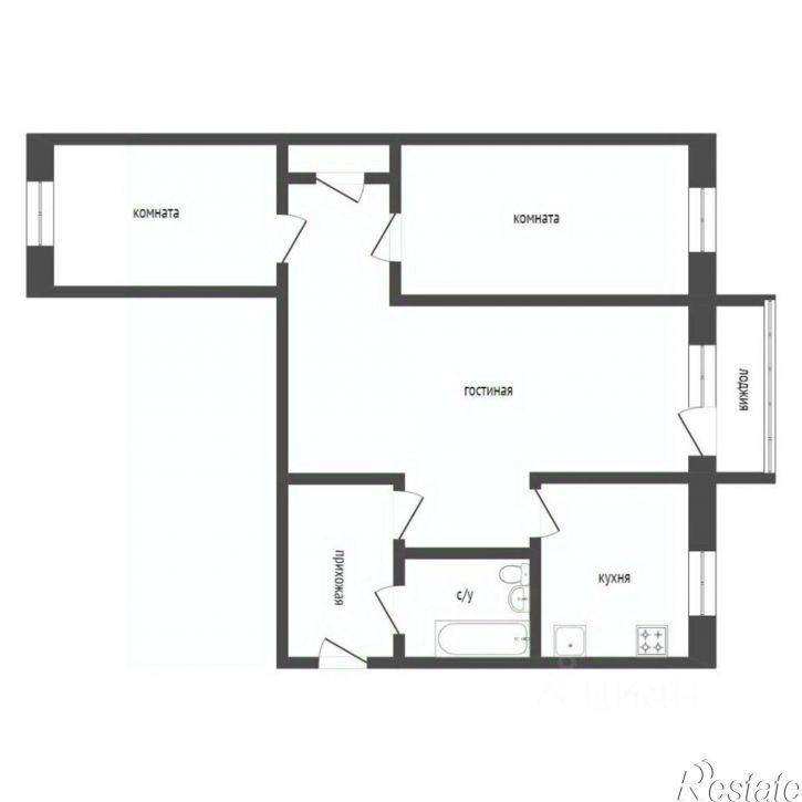 3-комн квартира ул Кремлёва, 6а,  д. 6а