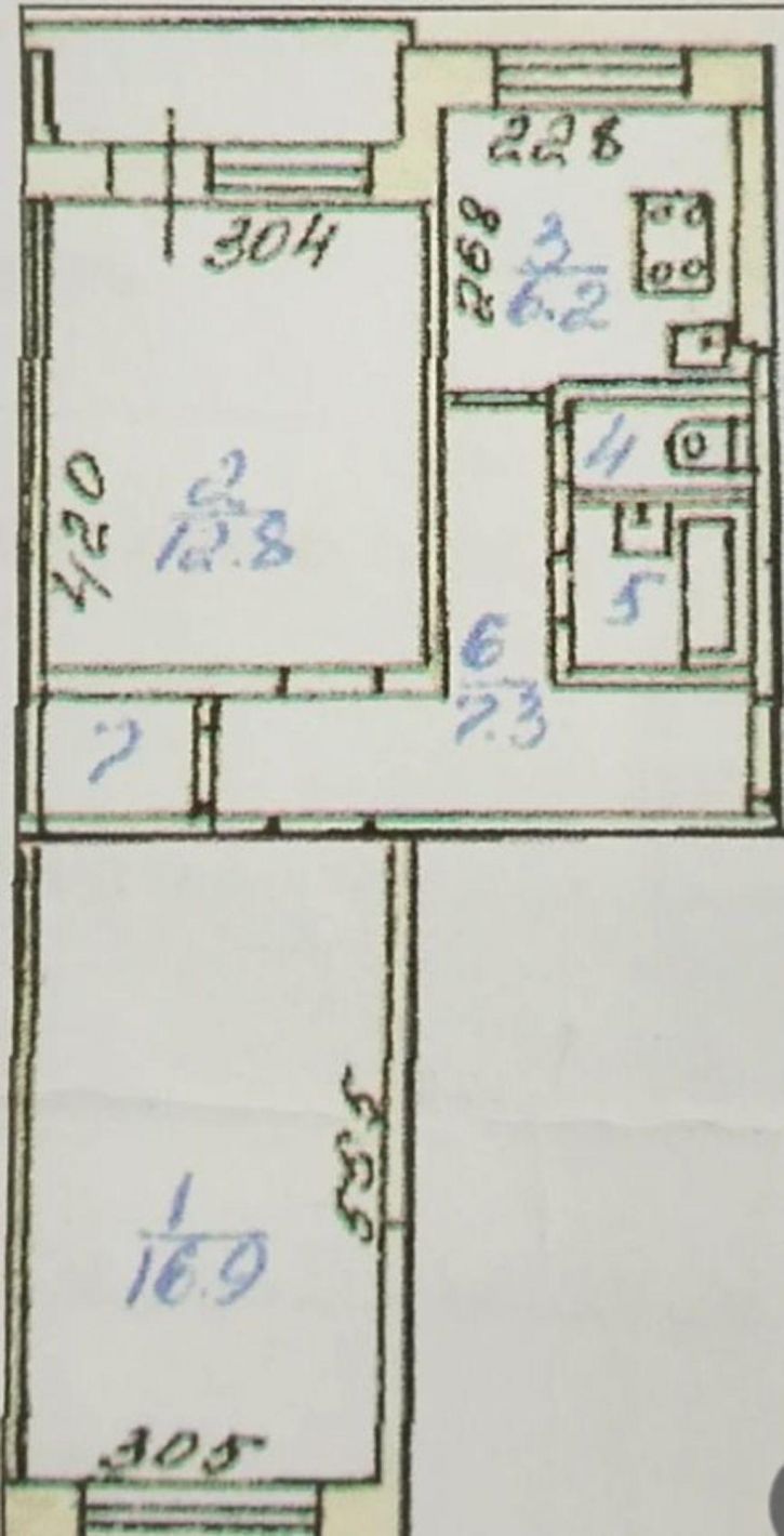 2-комн квартира Станционная улица, 82