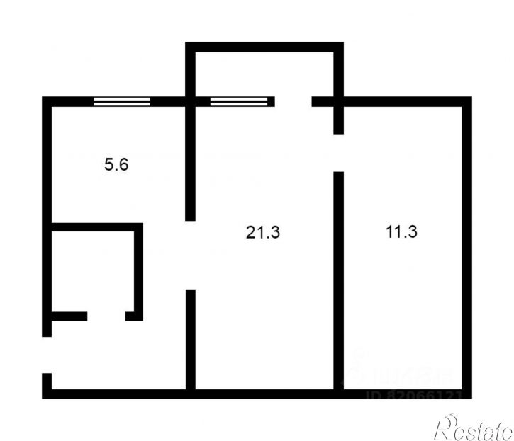 2-комн квартира ул Василия Блюхера, 26,  д. 26