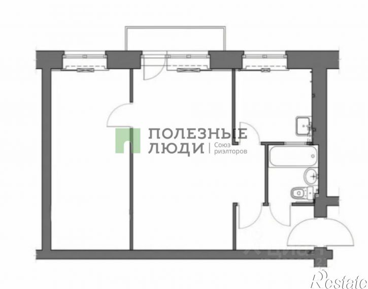 2-комн квартира ул Карбышева, 58,  д. 58