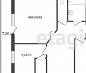 3-комн, 60кв м, этаж 4/5 жилой район Заозёрный, 2-й микрорайон, 21