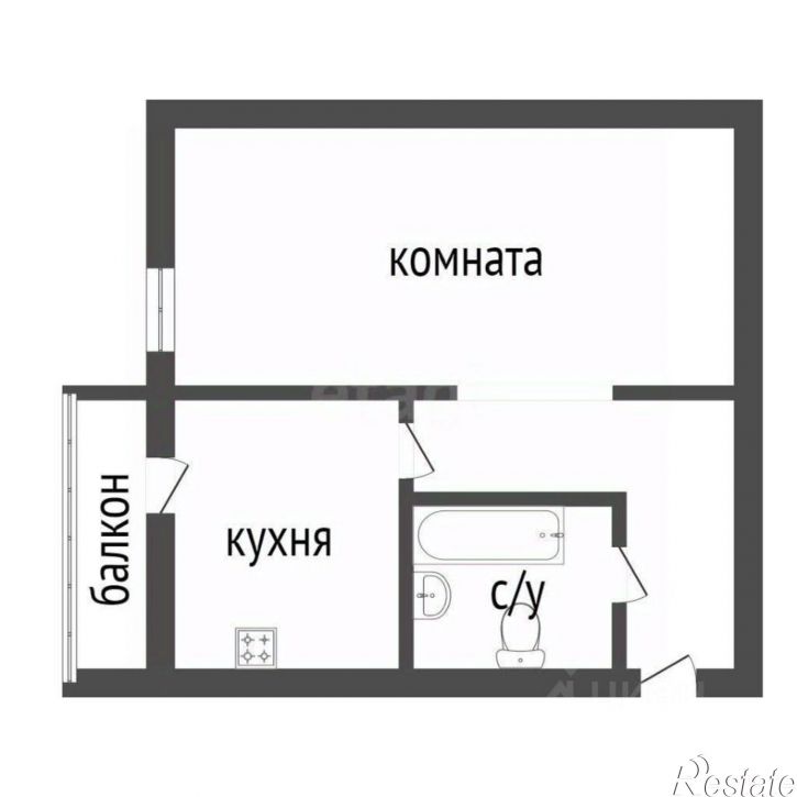 1-комн квартира Солнечный б-р, 25,  д. 25