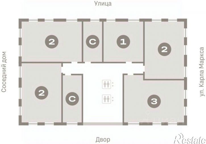 2-комн квартира в новом доме ул Пролетарская, 40а,  д. 40а