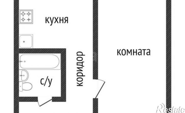 1-комн квартира ул Новая, 11,  д. 11