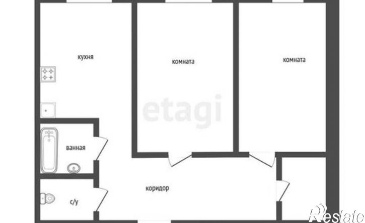 2-комн квартира ул Дзержинского, 37,  д. 37