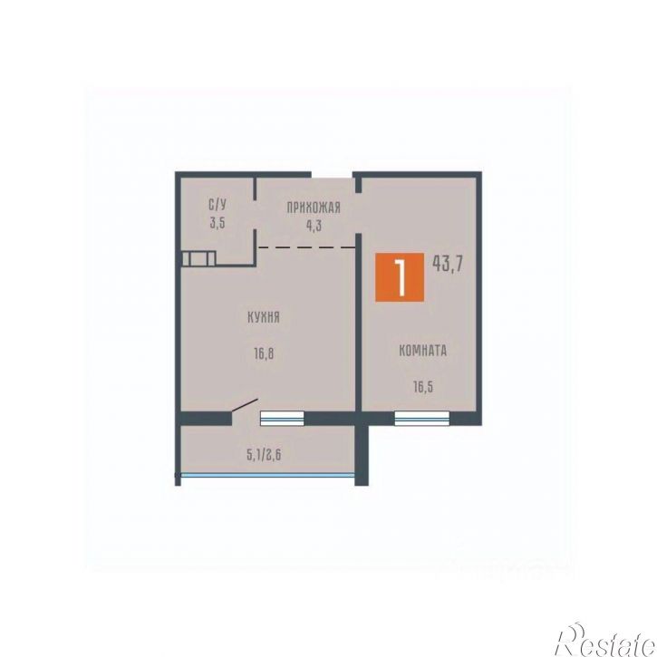 1-комн квартира в новом доме ул Тимофея Невежина, 3д 1,  д. 3д 1,  к. 1