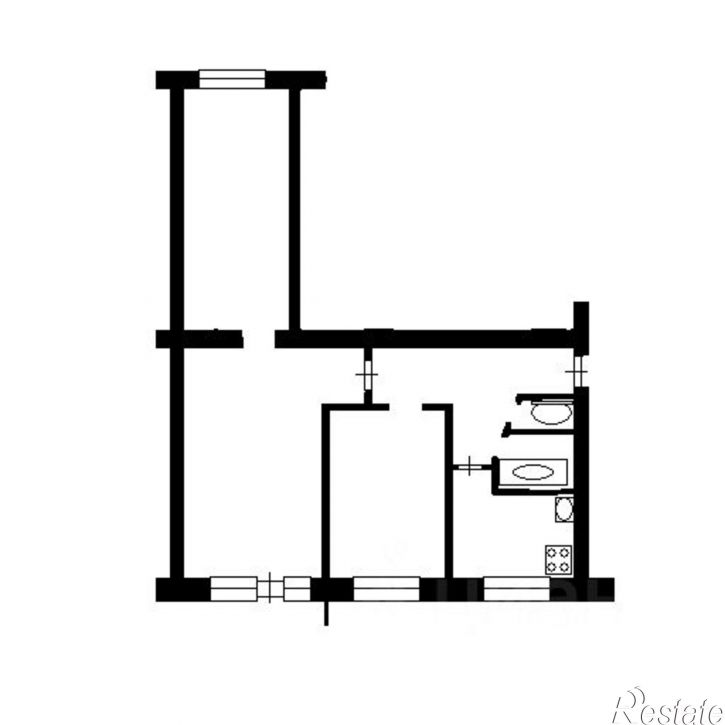 3-комн квартира Уральская улица, 3,  д. 3