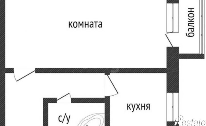 1-комн квартира улица Максима Горького, 98,  д. 98