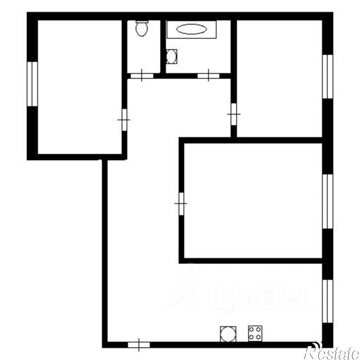 3-комн квартира улица Галкино станция, 5,  д. 5