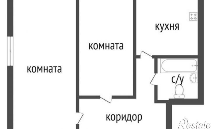 2-комн квартира улица Гоголя, 90,  д. 90