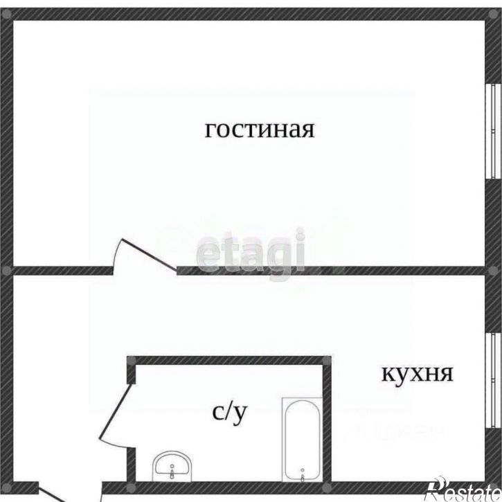 1-комн квартира улица Володарского, 77,  д. 77