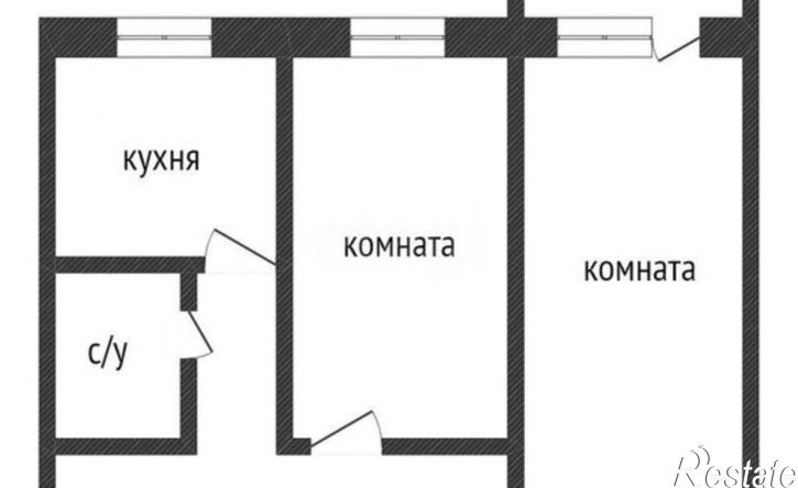 2-комн квартира жилой район Заозёрный, 6-й микрорайон, 4