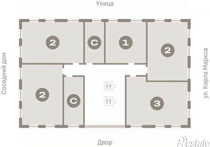 2-комн квартира в новом доме ул Пролетарская, 40а,  д. 40а
