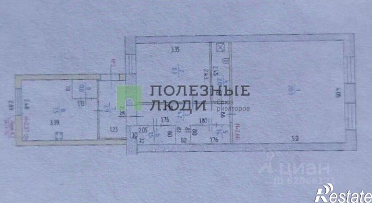 2-комн квартира ул Пушкина, 6,  д. 6