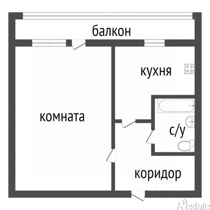 1-комн квартира городской округ Курган