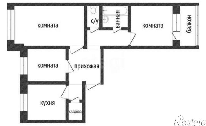 3-комн квартира ул Отдыха, 53,  д. 53