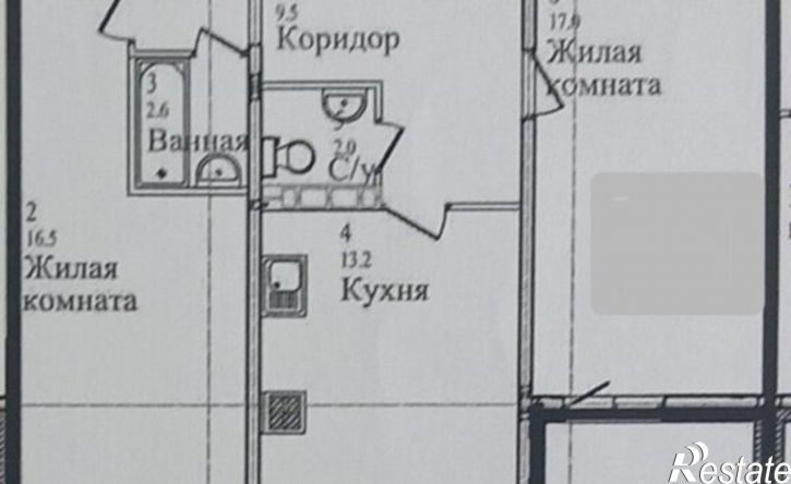 2-комн квартира жилой район Заозёрный, 2-й микрорайон, 4Б