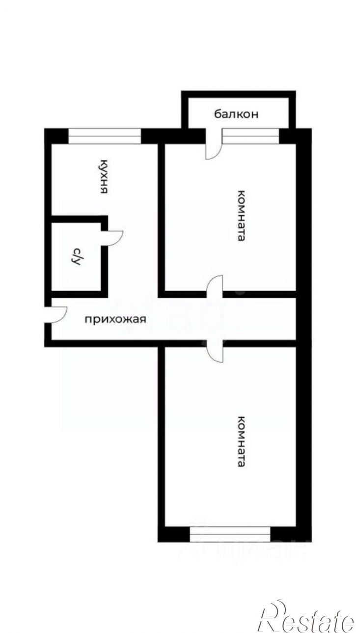 2-комн квартира ул Перова, 22,  д. 22
