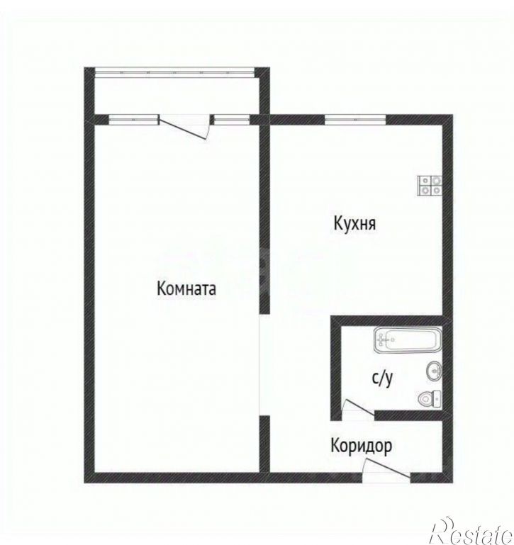 1-комн квартира ул Сухэ-Батора, 6,  д. 6