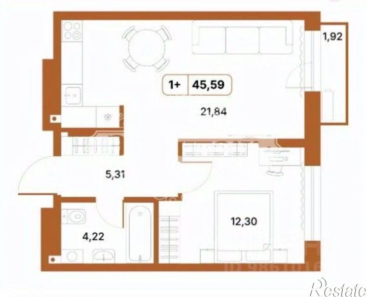 1-комн квартира ул Чернореченская, 107,  д. 107