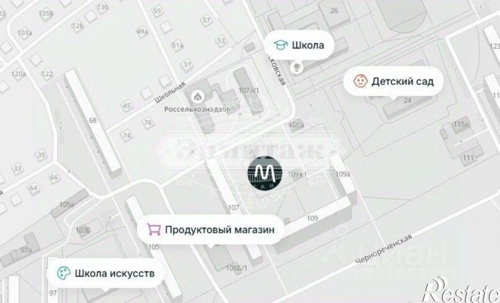 1-комн квартира ул Чернореченская, 107,  д. 107