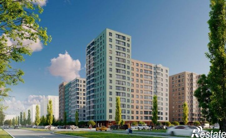 1-комн квартира в новом доме Западный район