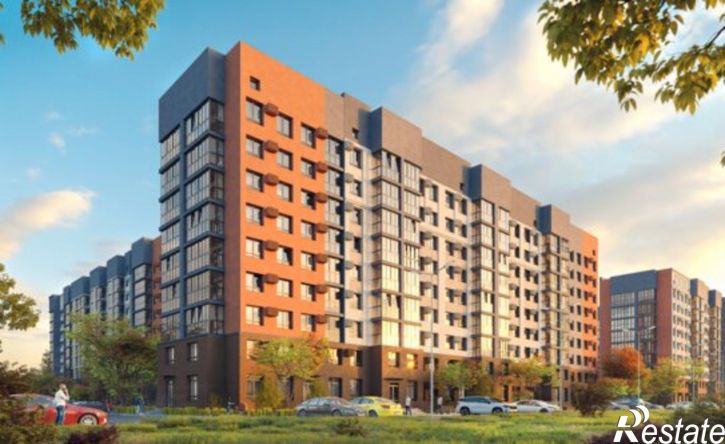 2-комн квартира в новом доме жилой район Заозёрный, 12-й микрорайон, 1