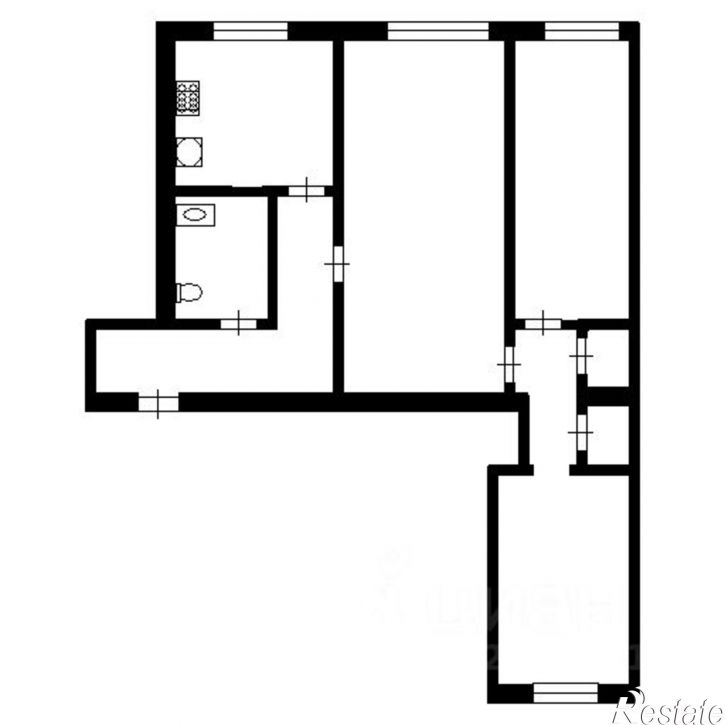 3-комн квартира ул Куйбышева, 157,  д. 157