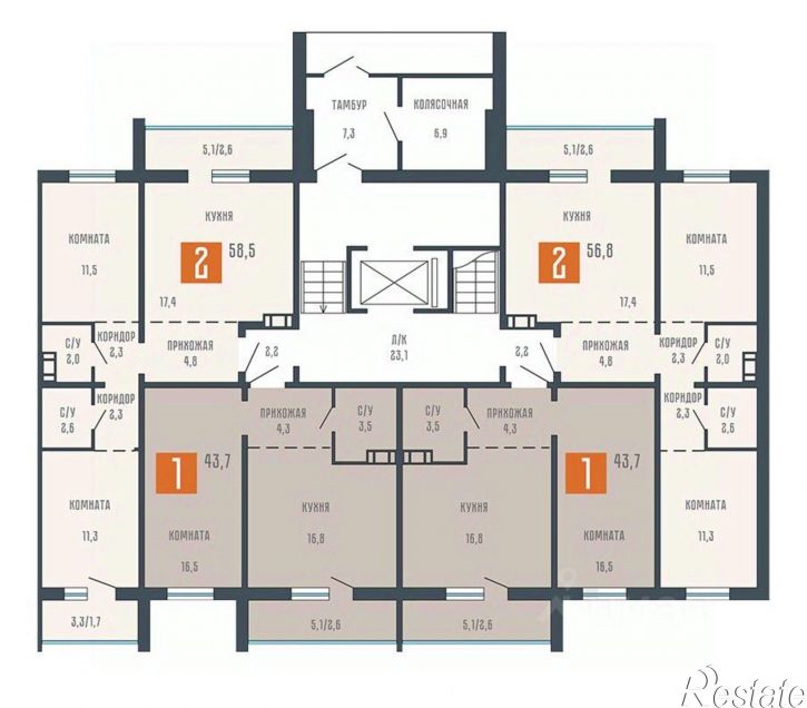 1-комн квартира в новом доме ул Тимофея Невежина, 3д 1,  д. 3д 1,  к. 1