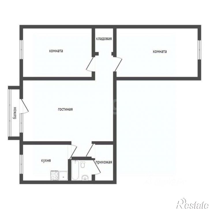 3-комн квартира пр-кт Конституции, 57,  д. 57