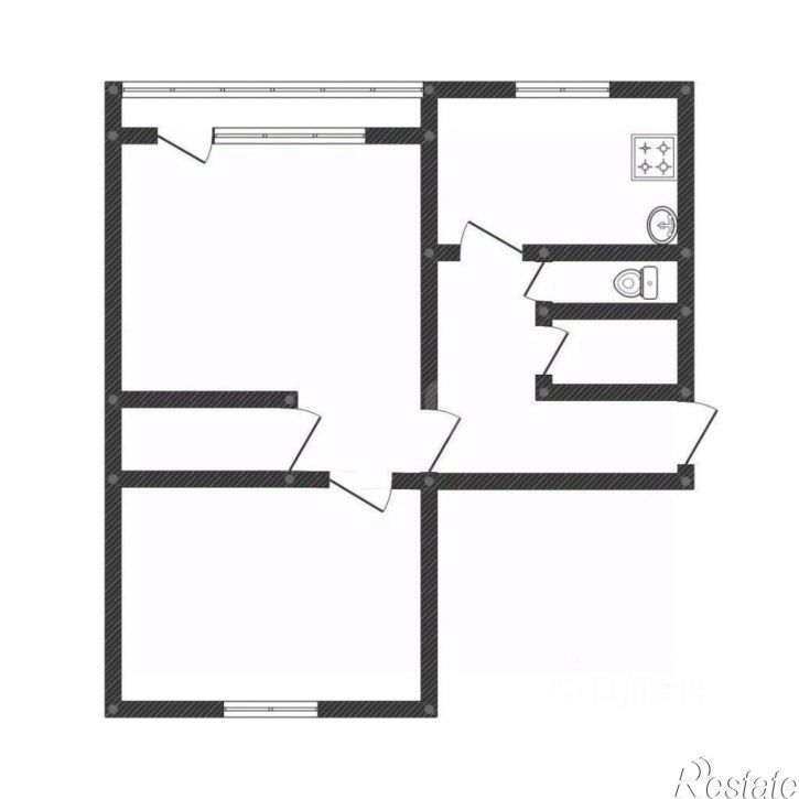 2-комн квартира ул Куйбышева, 161,  д. 161