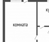 1-комн, 39кв м, этаж 3/5 ул Алексеева, 5 1