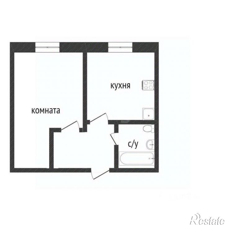 1-комн квартира ул Озёрная, 3,  д. 3