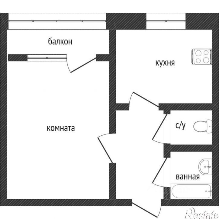 1-комн квартира городской округ Курган