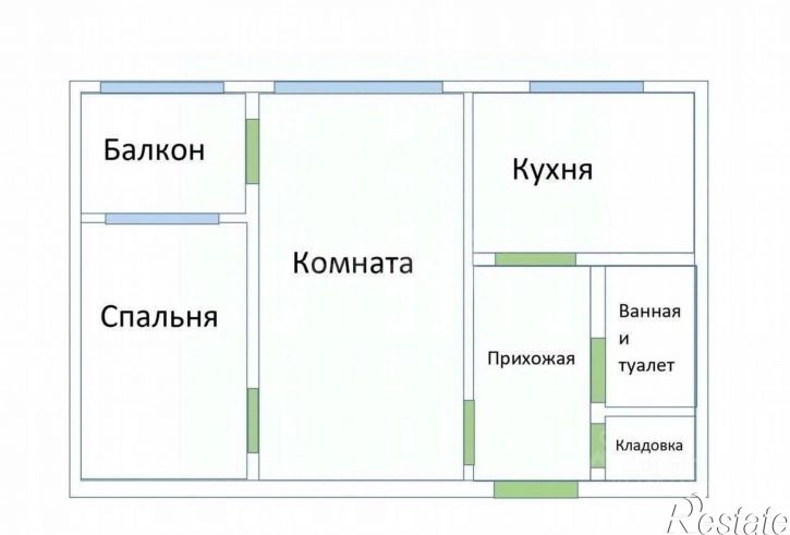 2-комн квартира ул Коли Мяготина, 83,  д. 83